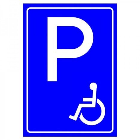 Parcare pentru persoane cu dizabilitati